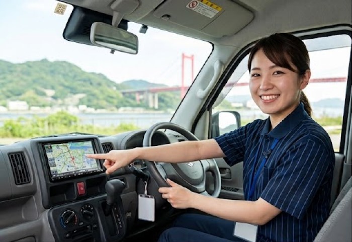 小型荷物の配達スタッフ（ゆうパック・軽AT車使用）