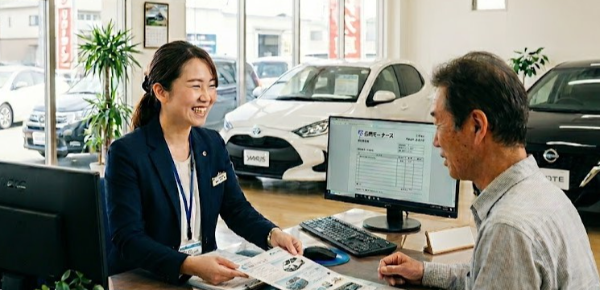 自動車販売店の営業